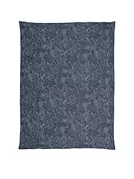 CHRISTIAN FISCHBACHER | Jacquard Deckenbezug FARN 140x200cm Dunstblau | dunkelblau