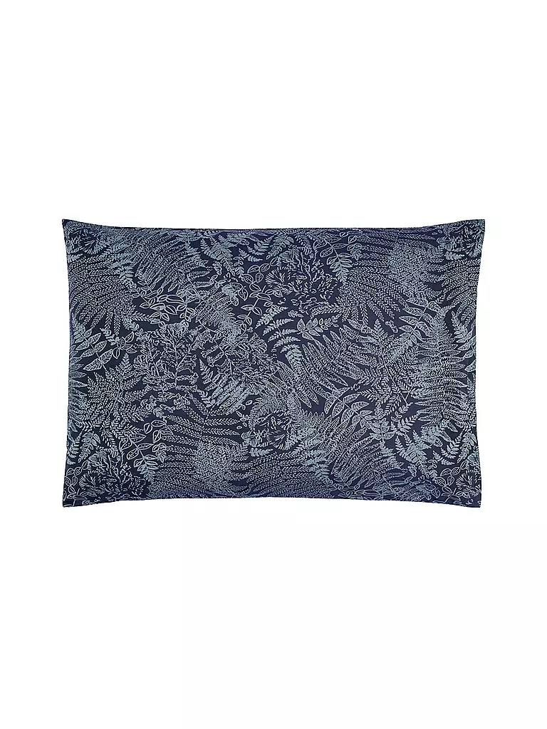 CHRISTIAN FISCHBACHER | Jacquard Kissenbezug FARN 70x90cm Dunstblau | dunkelblau