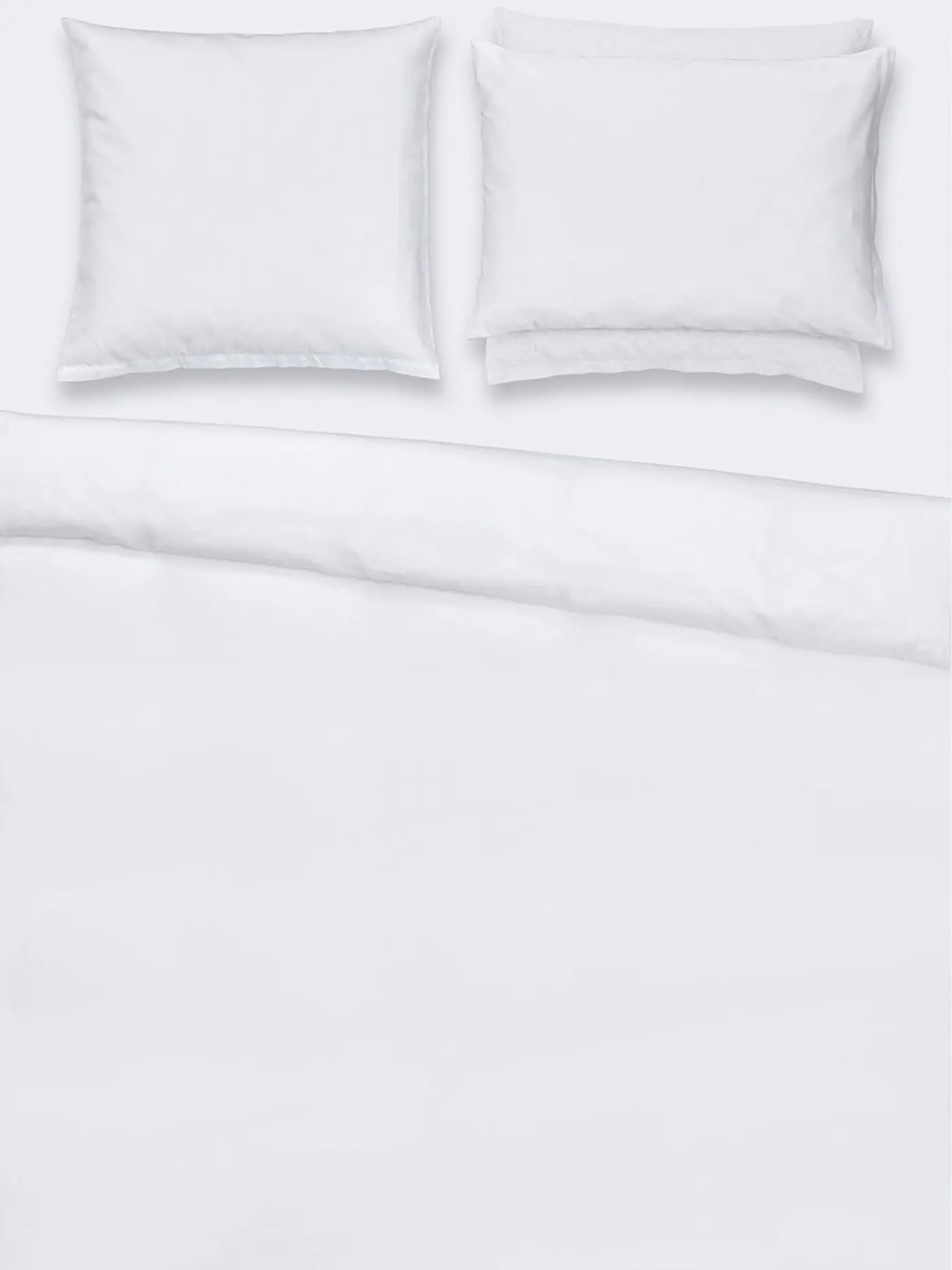CHRISTIAN FISCHBACHER | Satin-Kissenbezug 70x90cm Weiss  | weiss