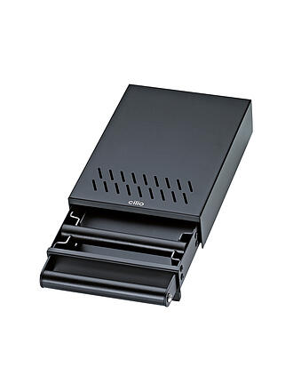 CILIO | Sudschublade BARISTA Edelst. Schwarz 