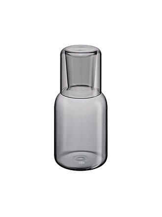 CILIO | Wasserkaraffe mit Trinkglas LORENZO 750/200ml Borosilikat Grau