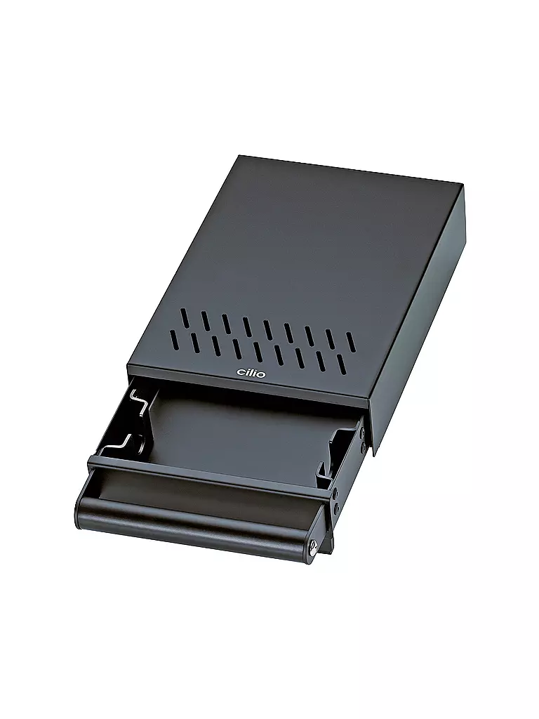 CILIO | Sudschublade BARISTA Edelst. Schwarz | schwarz