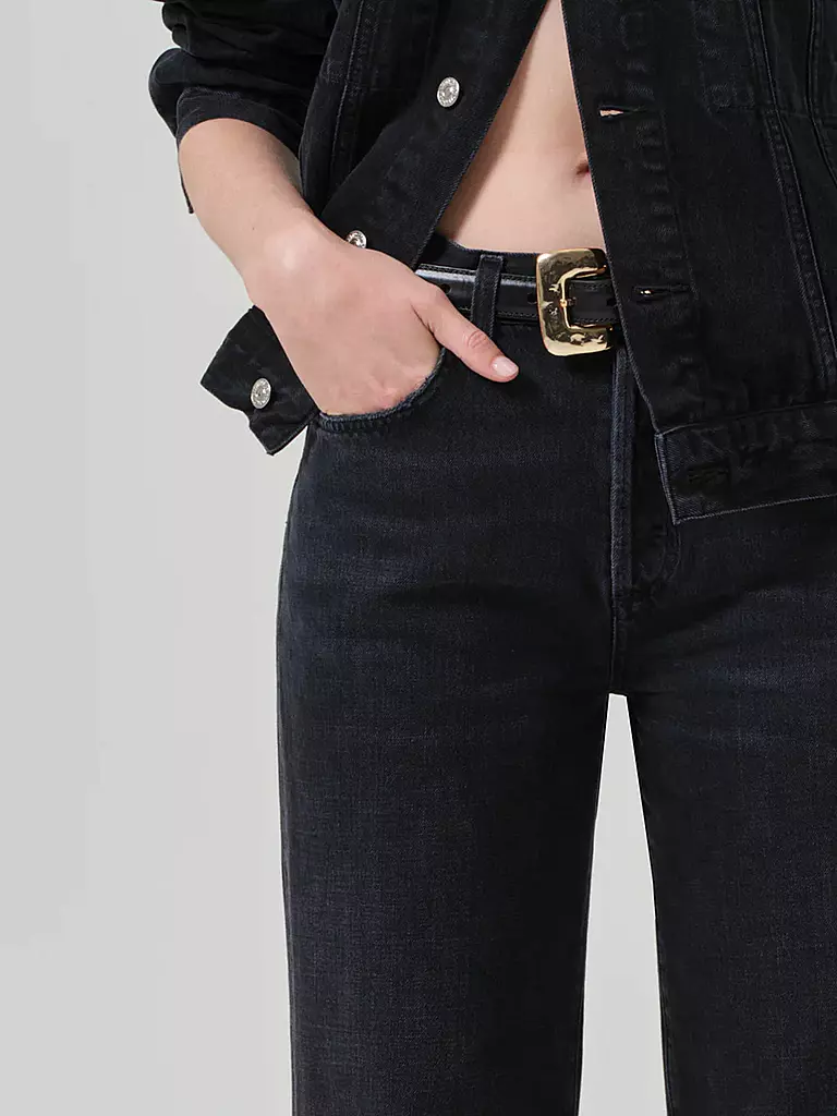 CITIZENS OF HUMANITY | Jeans Wide Leg Fit ANNINA 33 | schwarz