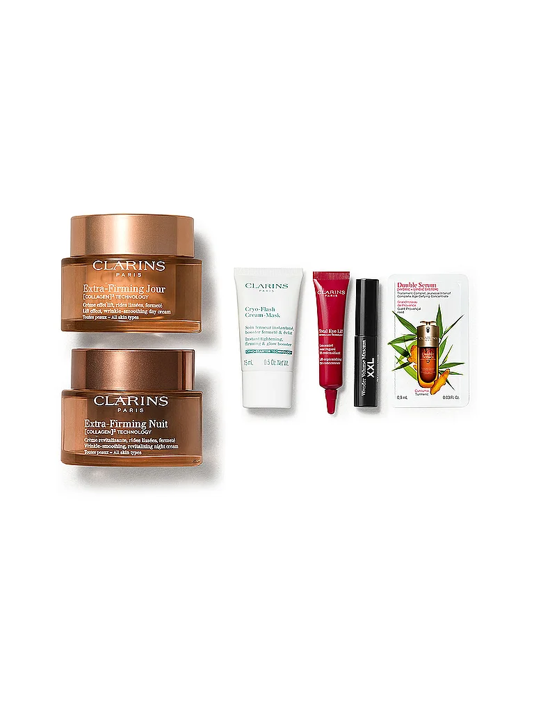 CLARINS Geschenkset - COLLECTION EXTRA FIRMING HOLIDAY SEASON 2x50ml / 15ml / 7ml / 3ml