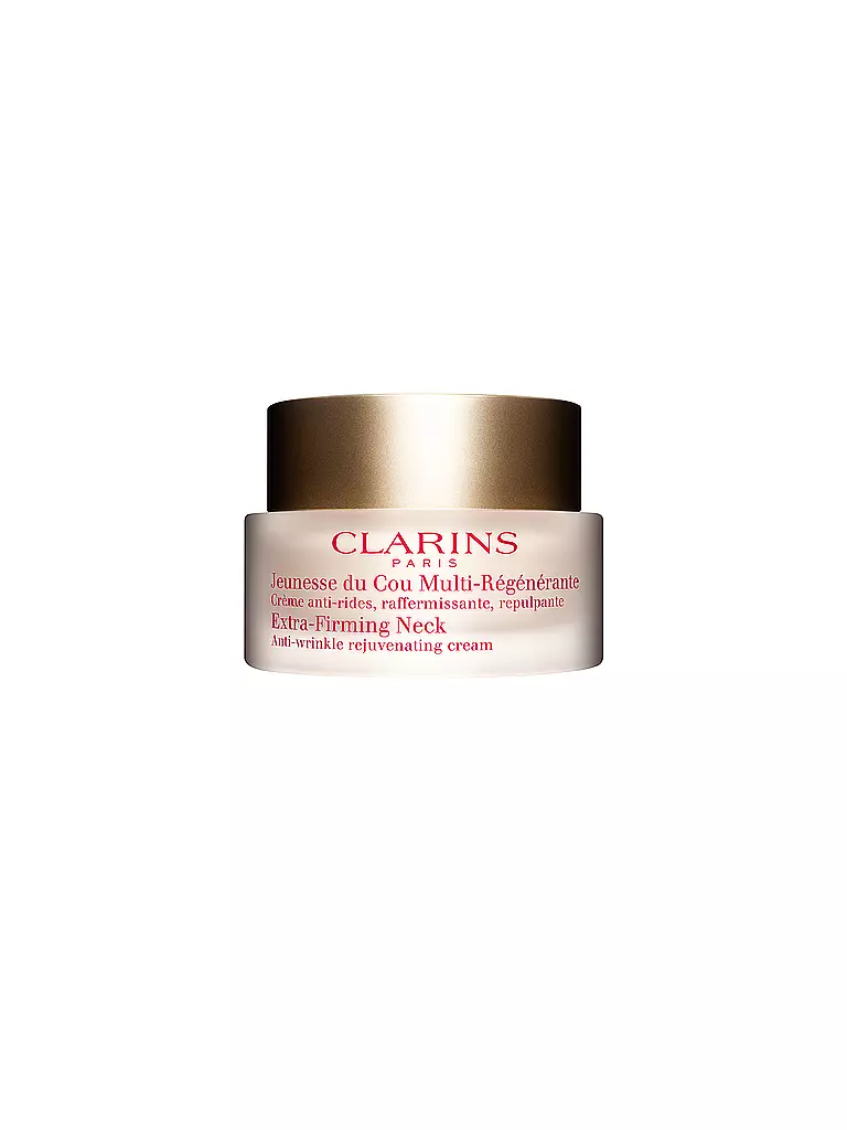 CLARINS | Crème Jeunesse du Cou Multi-Régénérante - Anit-Aging Halscreme 50ml | transparent