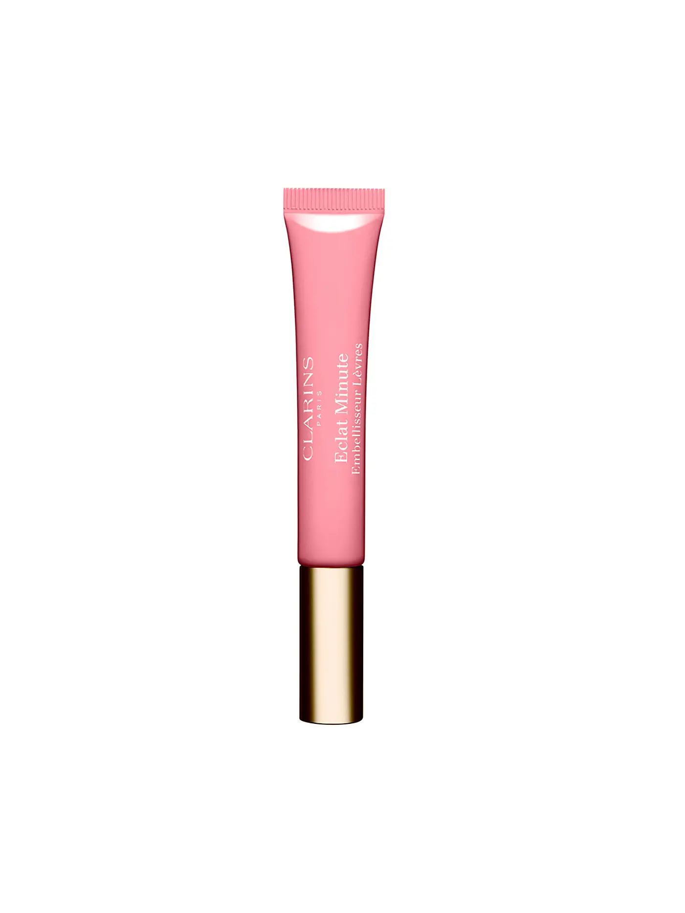 CLARINS | Eclat Minute Embellisseur Levres - Highlighter für das Lippen-Makeup (01 Rose Shimmer) 12ml | rosa