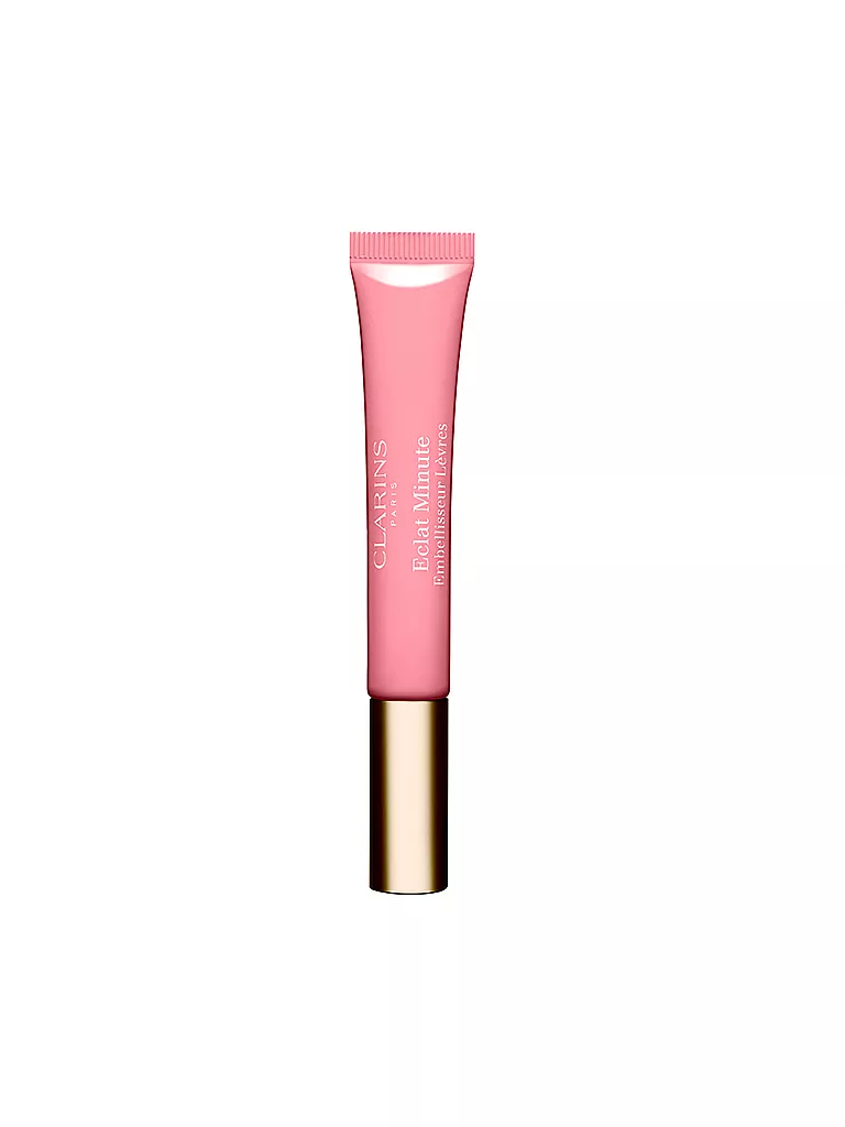 CLARINS | Eclat Minute Embellisseur Levres - Highlighter für das Lippen-Makeup (01 Rose Shimmer) 12ml | rosa