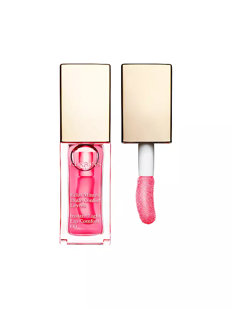 CLARINS | Eclat Minute Huile Confort Lèvres - pflegendes Lippenöl (04 Candy) | rosa