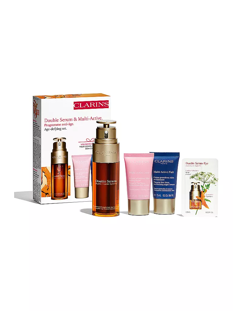 CLARINS | Geschenkset -  Double Serum Multi-Active Set 50ml / 2x15ml / 0,9ml | keine Farbe