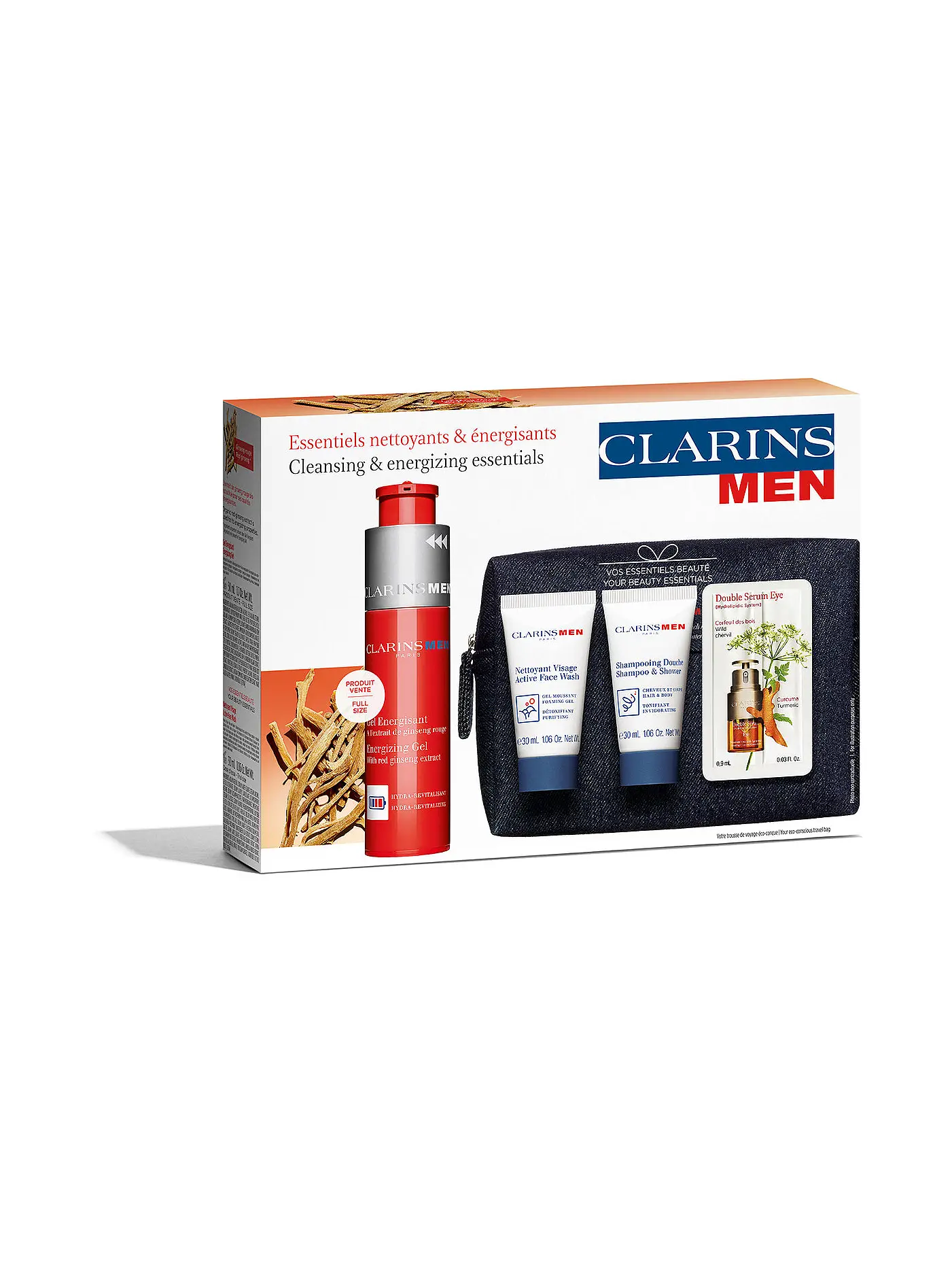 CLARINS | Geschenkset - CLARINSMEN Energy Set 2x30ml / 50ml / 0,9 ml | keine Farbe