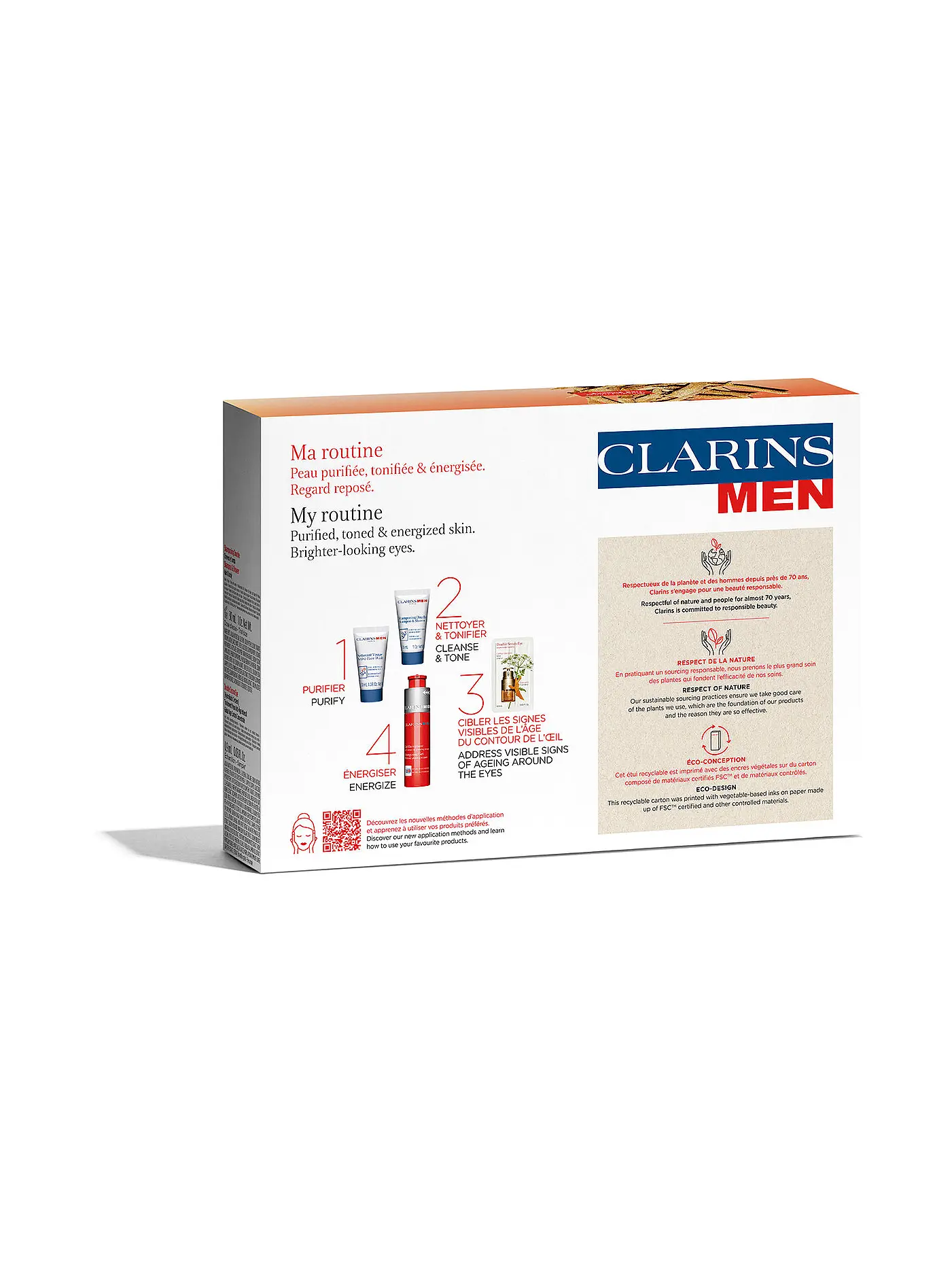 CLARINS | Geschenkset - CLARINSMEN Energy Set 2x30ml / 50ml / 0,9 ml | keine Farbe