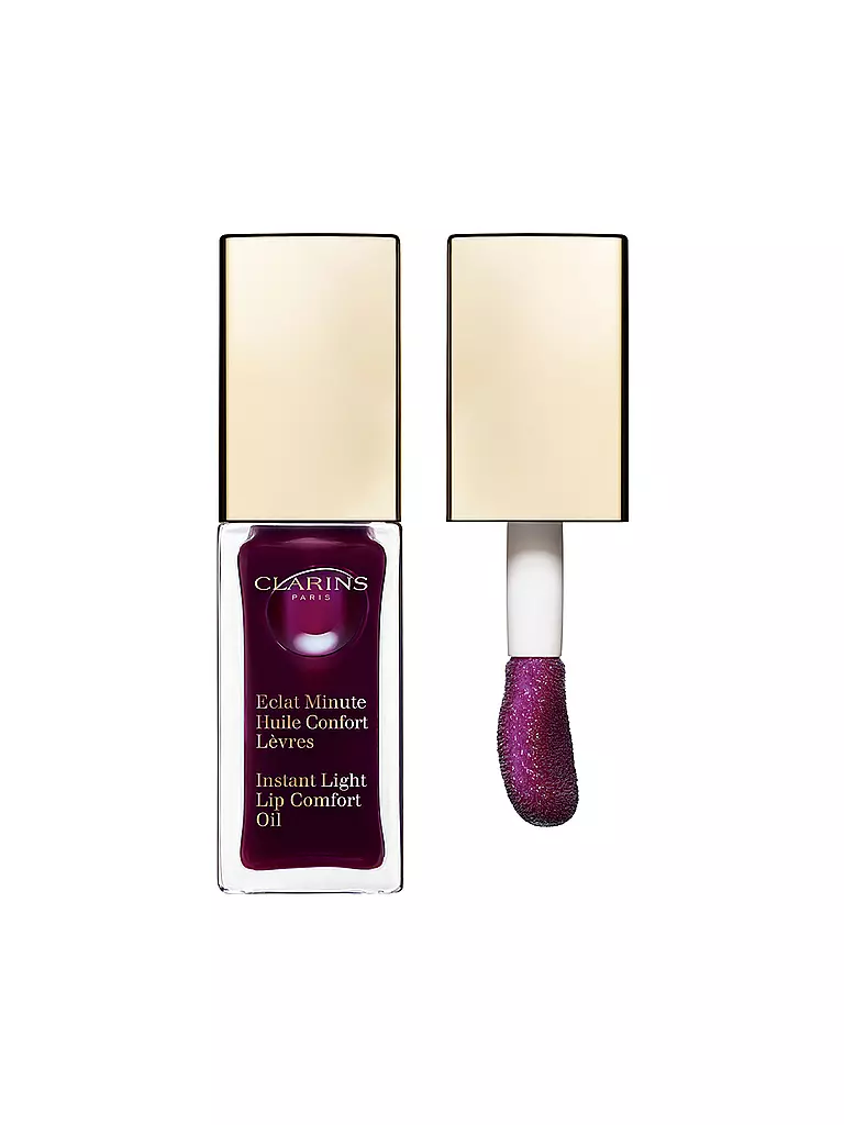 CLARINS | Lippenstift - Eclat Minute Huile Confort Lèvres (08 Blackberry) | braun