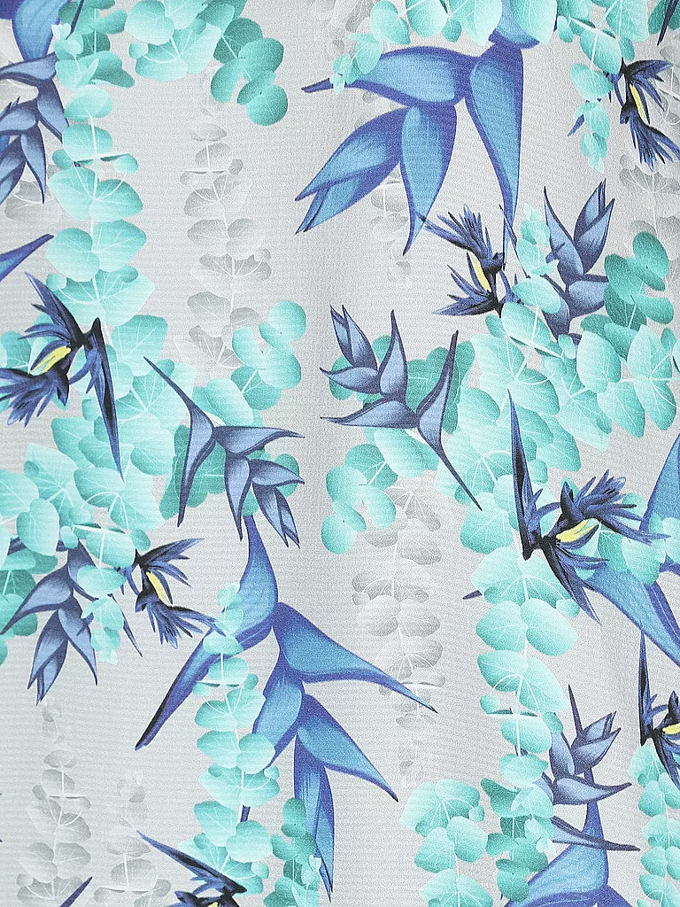 CLAUS TYLER | Abendkleid SPORTY PRINT FLORAL | türkis