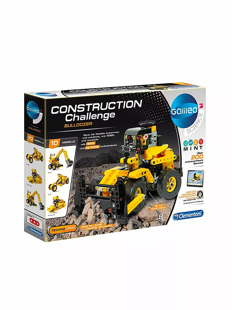 CLEMENTONI | Construction Challenge - Bulldozer | bunt