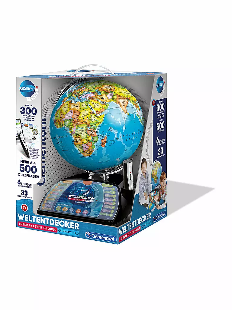 CLEMENTONI | Interaktiver Globus Connect 2.0 | 