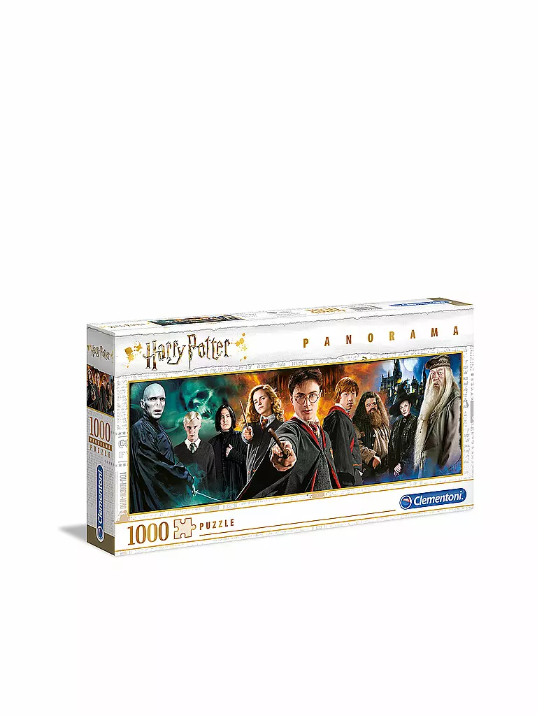 CLEMENTONI | Kinderpuzzle 1000 Teile Panorama Harry Potter | keine Farbe