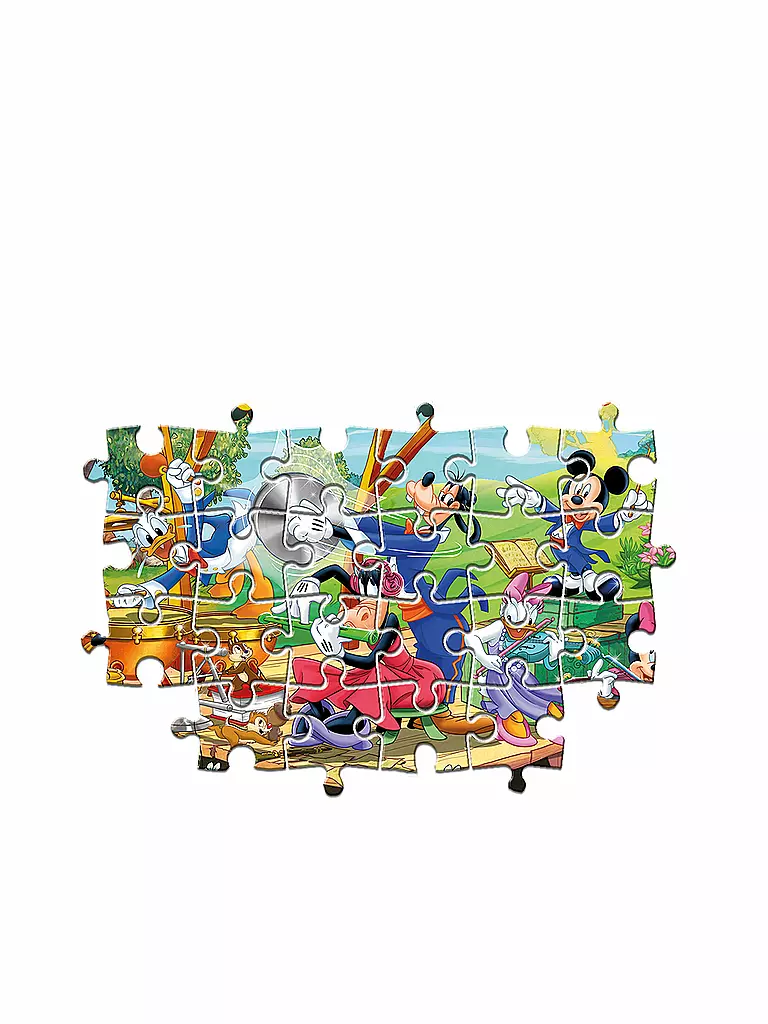 CLEMENTONI | Kinderpuzzle 2 x 60 Teile  Supercolor, Mickey and Friends | keine Farbe