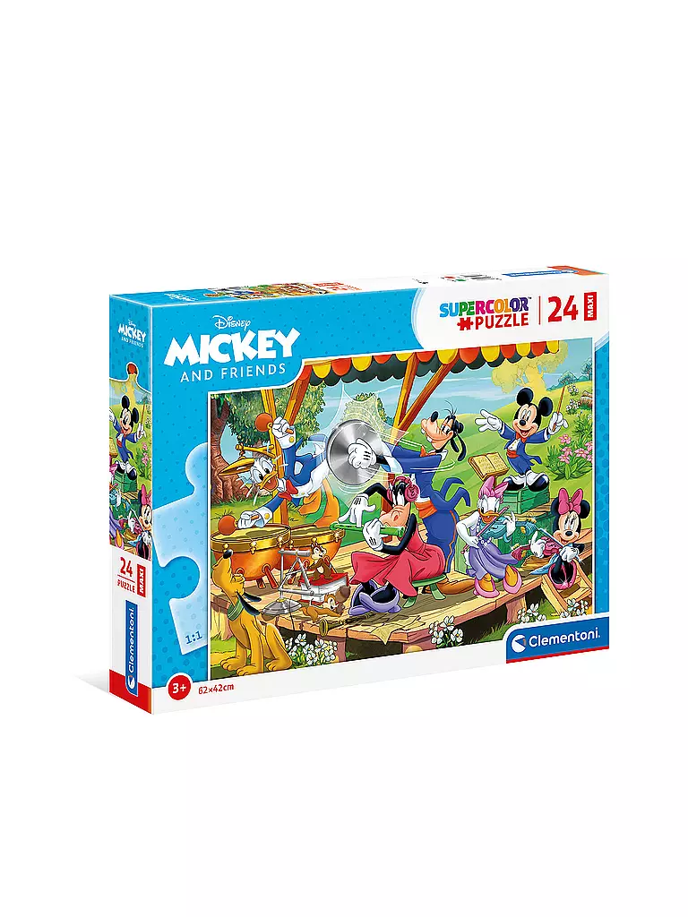 CLEMENTONI | Kinderpuzzle 24 Teile Maxi Mickey & Friends | keine Farbe