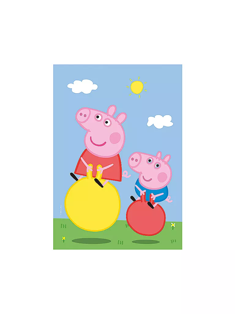 CLEMENTONI | Kinderpuzzle 3 x 48 Teile Supercolor Peppa Pig | keine Farbe