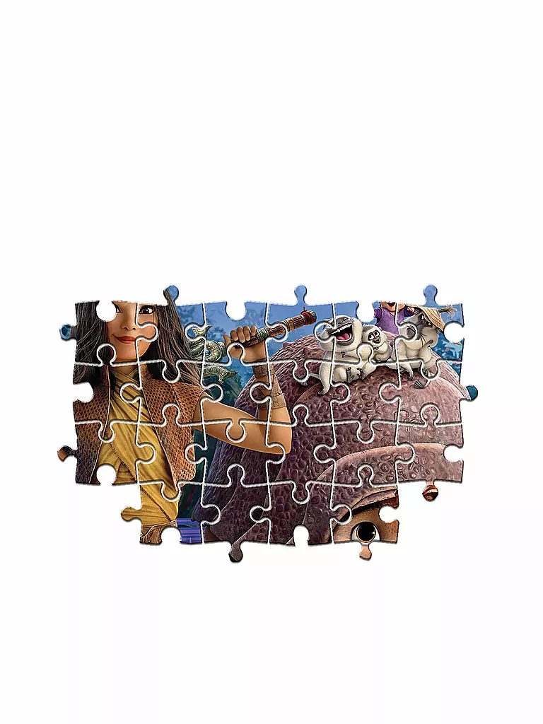 CLEMENTONI | Kinderpuzzle 3 x 48 Teile Supercolor Raya  | keine Farbe