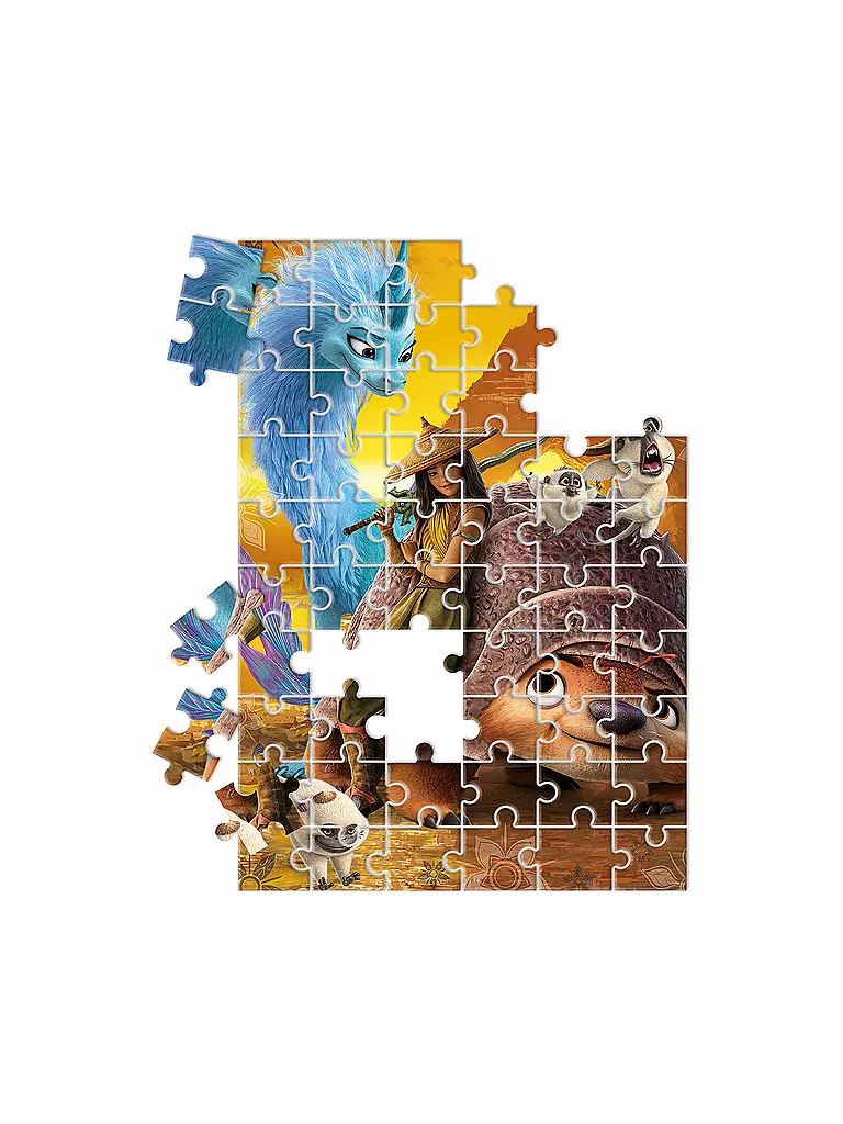 CLEMENTONI | Kinderpuzzle 60 Teile Supercolor Raya | keine Farbe