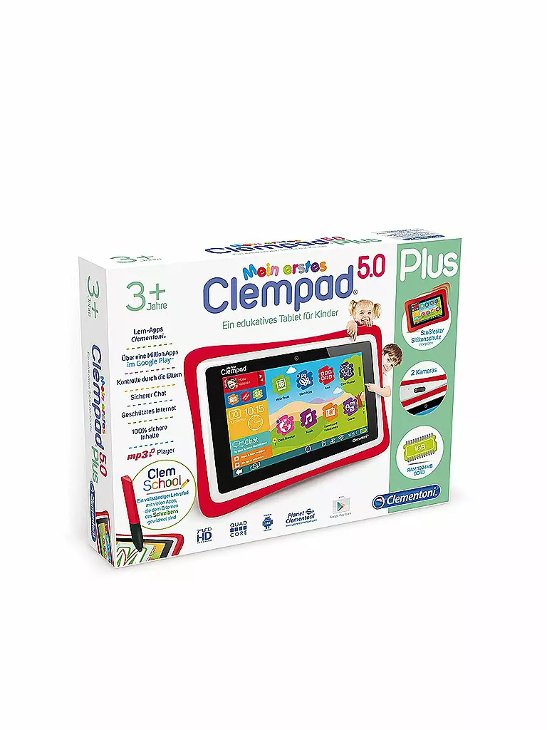 CLEMENTONI | Mein erstes Clempad Tablet Plus | transparent