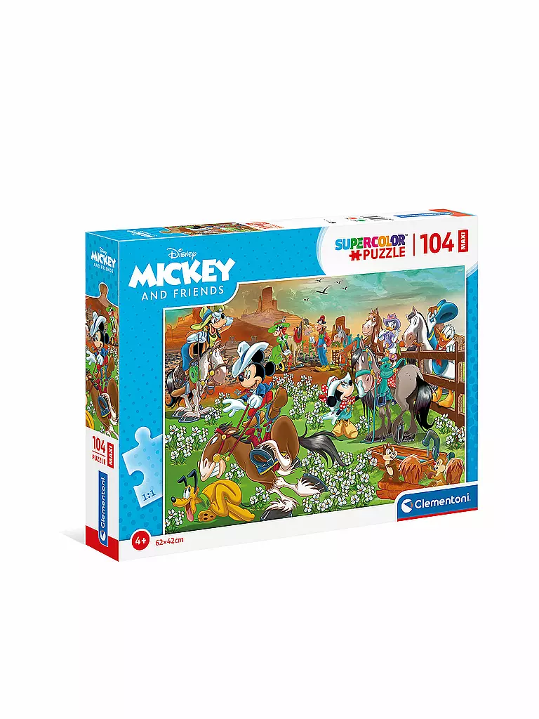 CLEMENTONI | nderpuzzle 104 Teile Maxi Mickey and Friends | keine Farbe