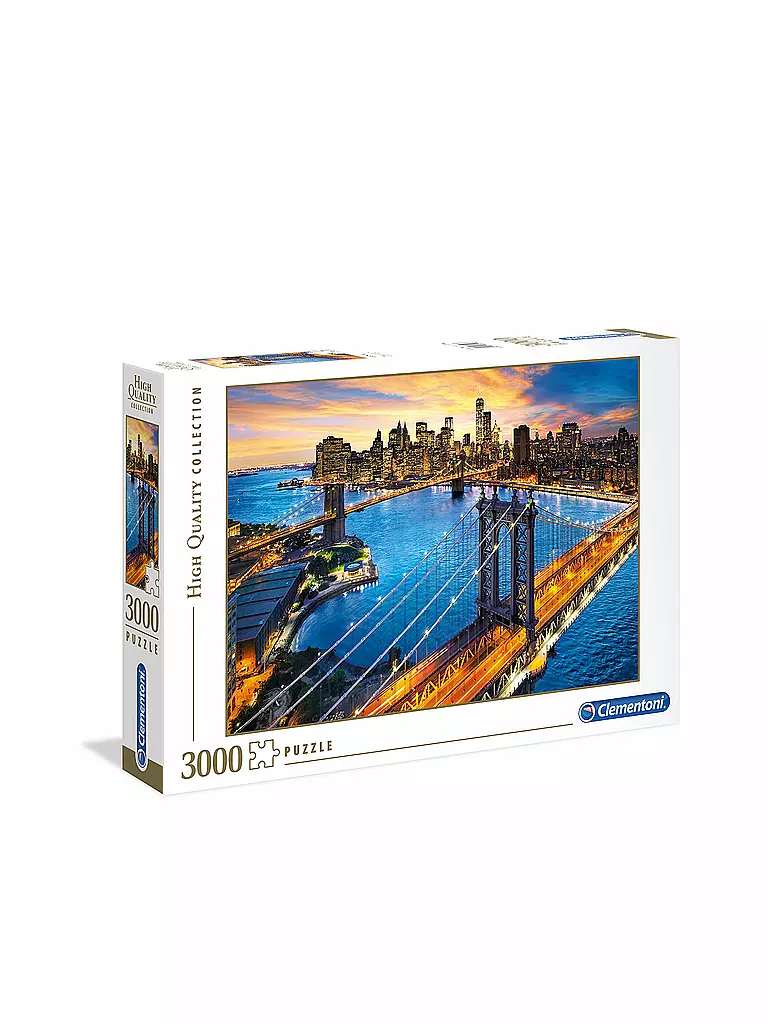 CLEMENTONI | Puzzle "New York" 3000 Teile | transparent