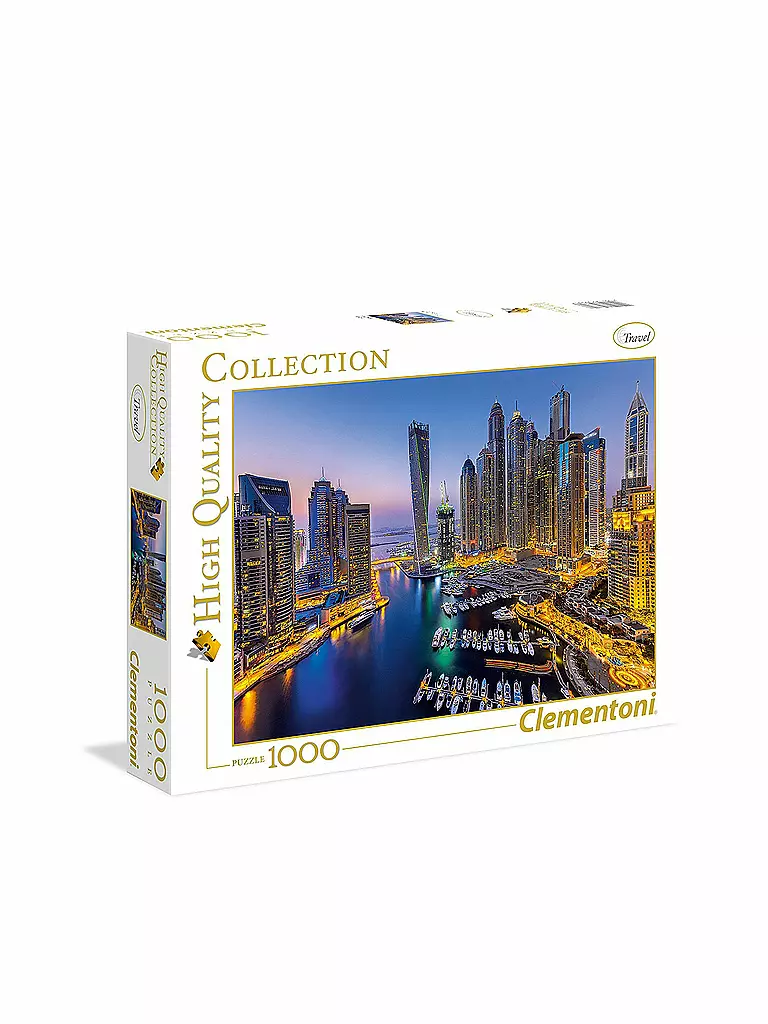 CLEMENTONI | Puzzle - Dubai (1000 Teile) | keine Farbe