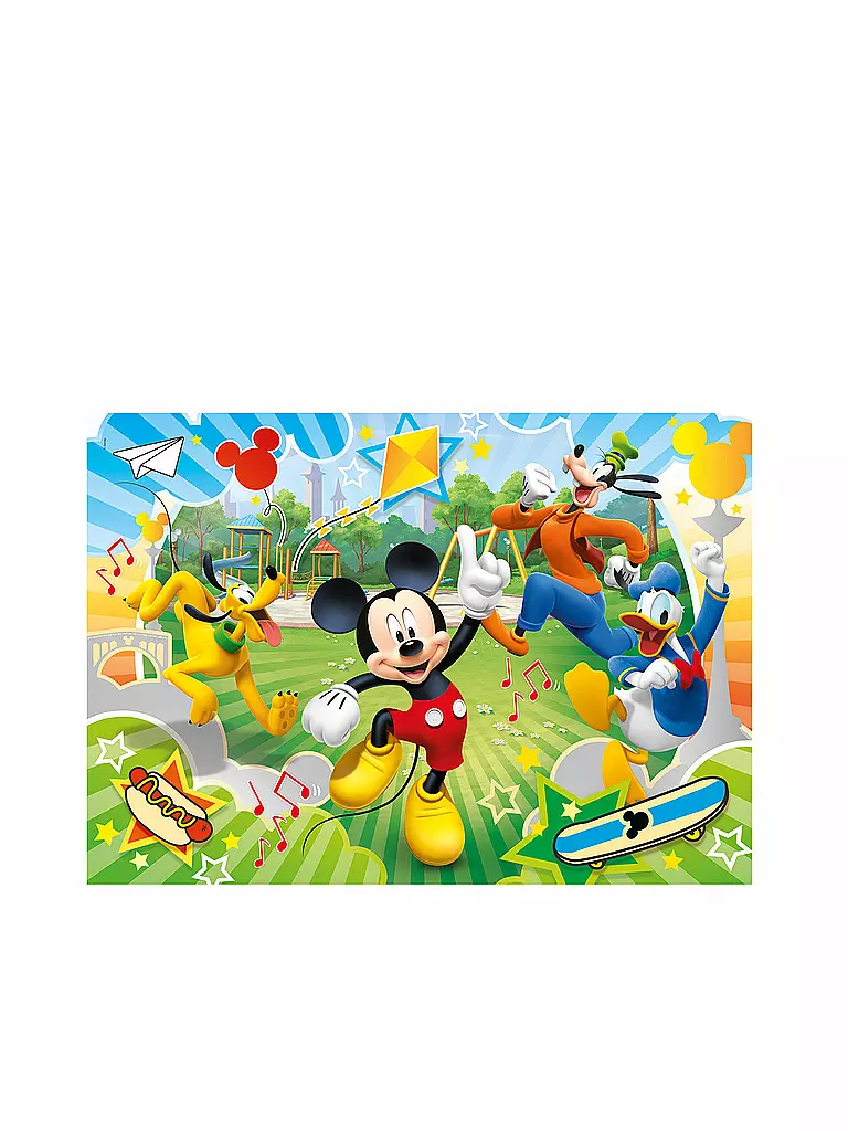 CLEMENTONI | Puzzle - Mickey and the Roadster Racers - 60 Teile Maxi | transparent
