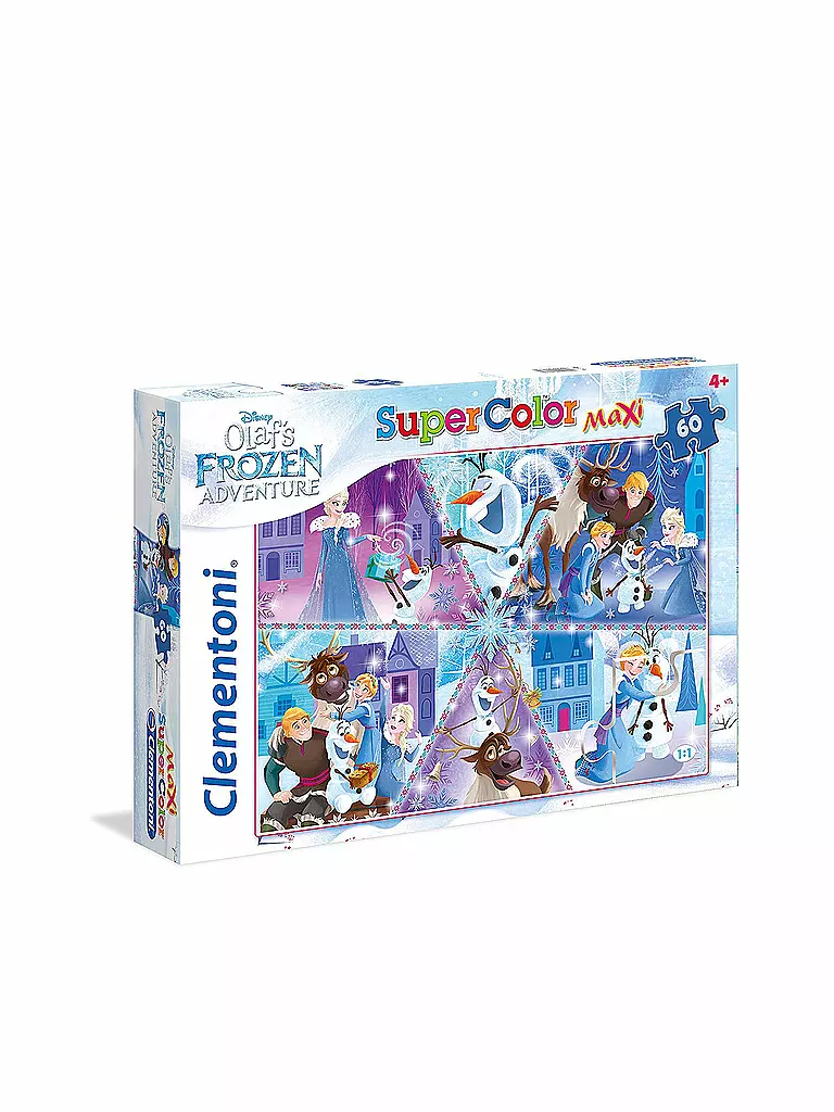 CLEMENTONI | Puzzle Olafs Frozen Adventure - Maxi (60 Teile) | transparent