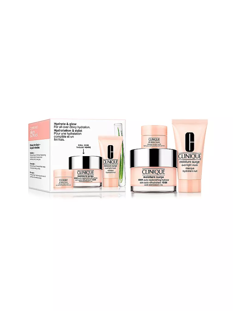 CLINIQUE | Geschenkset - Hydrate + Glow Skincare Set 50ml / 30ml / 5ml | keine Farbe
