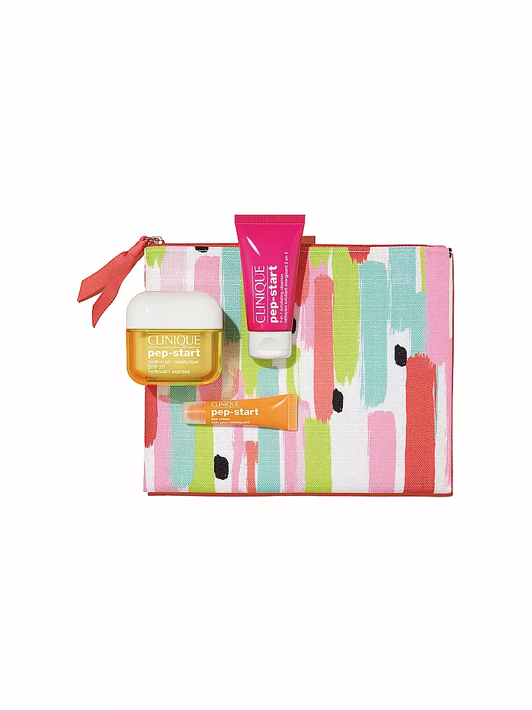 CLINIQUE | Gesichtspflegeset - Pep-Start Moisturizer Set 50ml/50ml/7ml | transparent