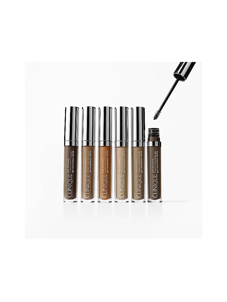 CLINIQUE | JUST BROWSING Tinted Volumizing Gel (06 Ebony) | 