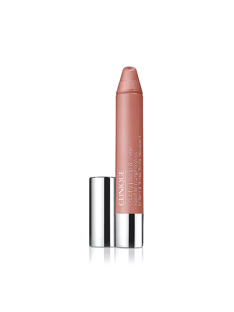 CLINIQUE | Lippenstift - Chubby Plump and Shine Liquid Lip Pluming Gloss (01 Normous Nude) | beige