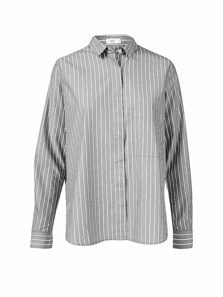 Closed bluse grau Clearance