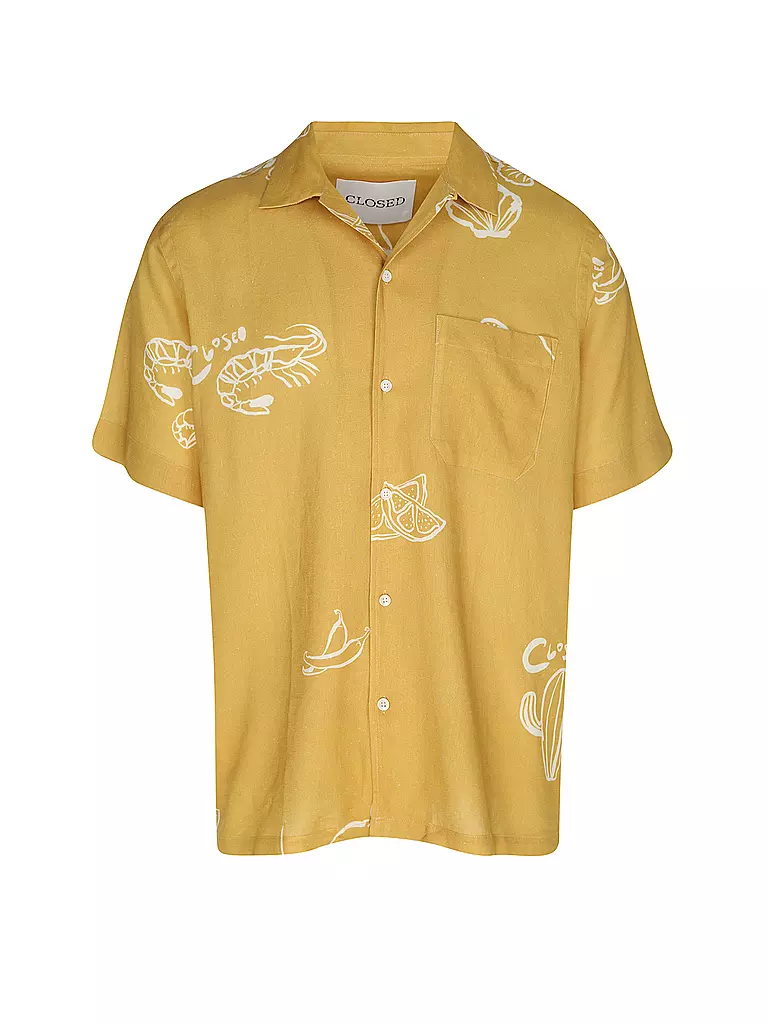 CLOSED | Hemd Regular Fit  | gelb