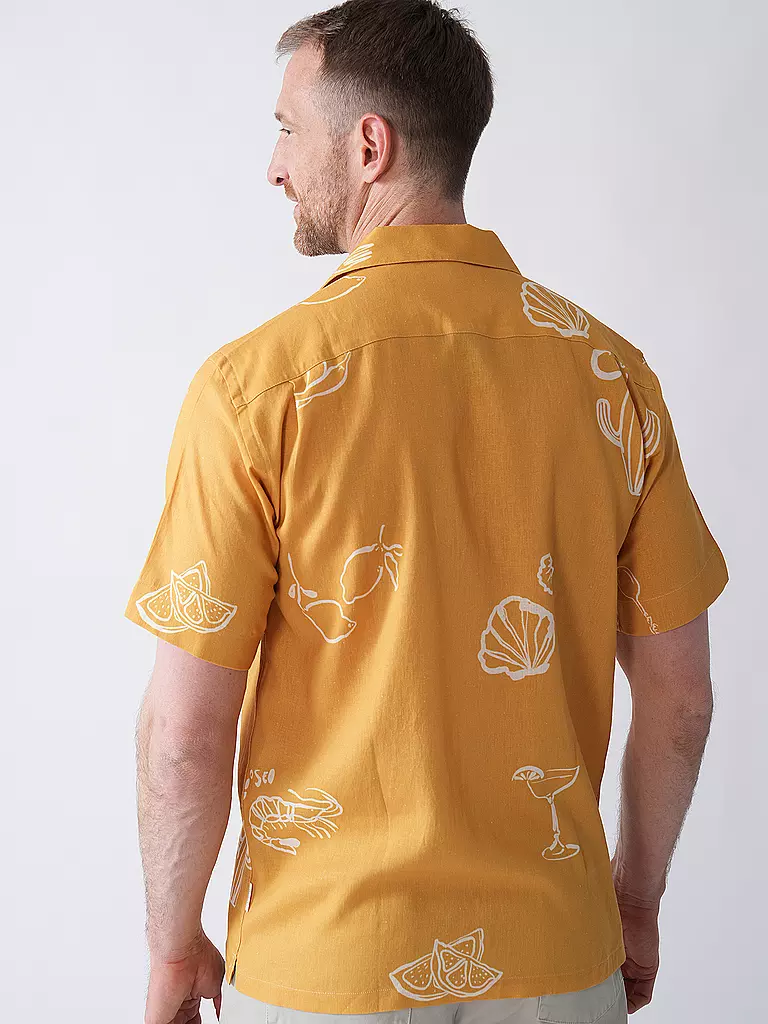 CLOSED | Hemd Regular Fit  | gelb