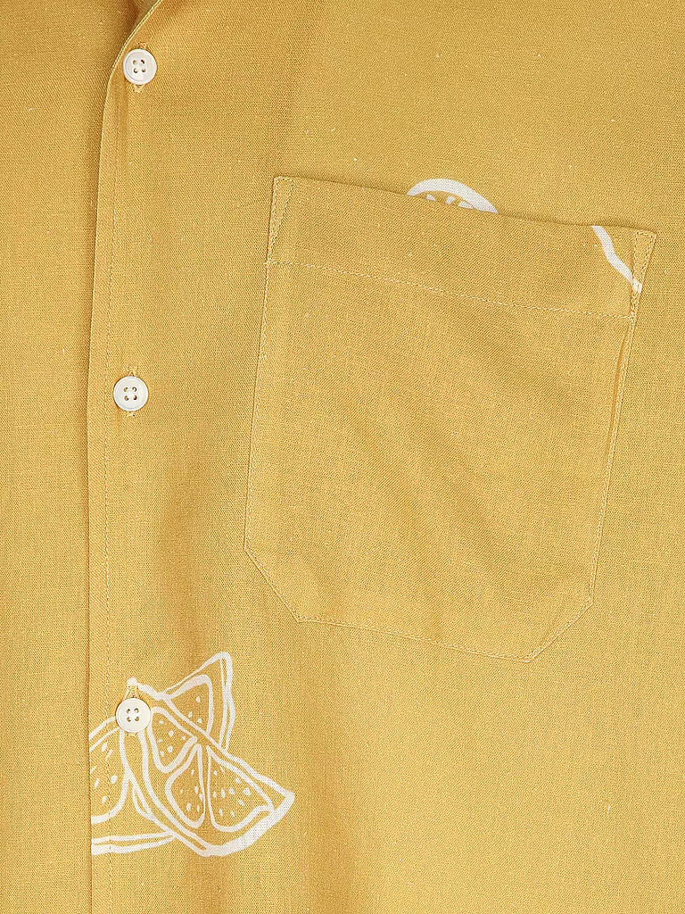 CLOSED | Hemd Regular Fit  | gelb
