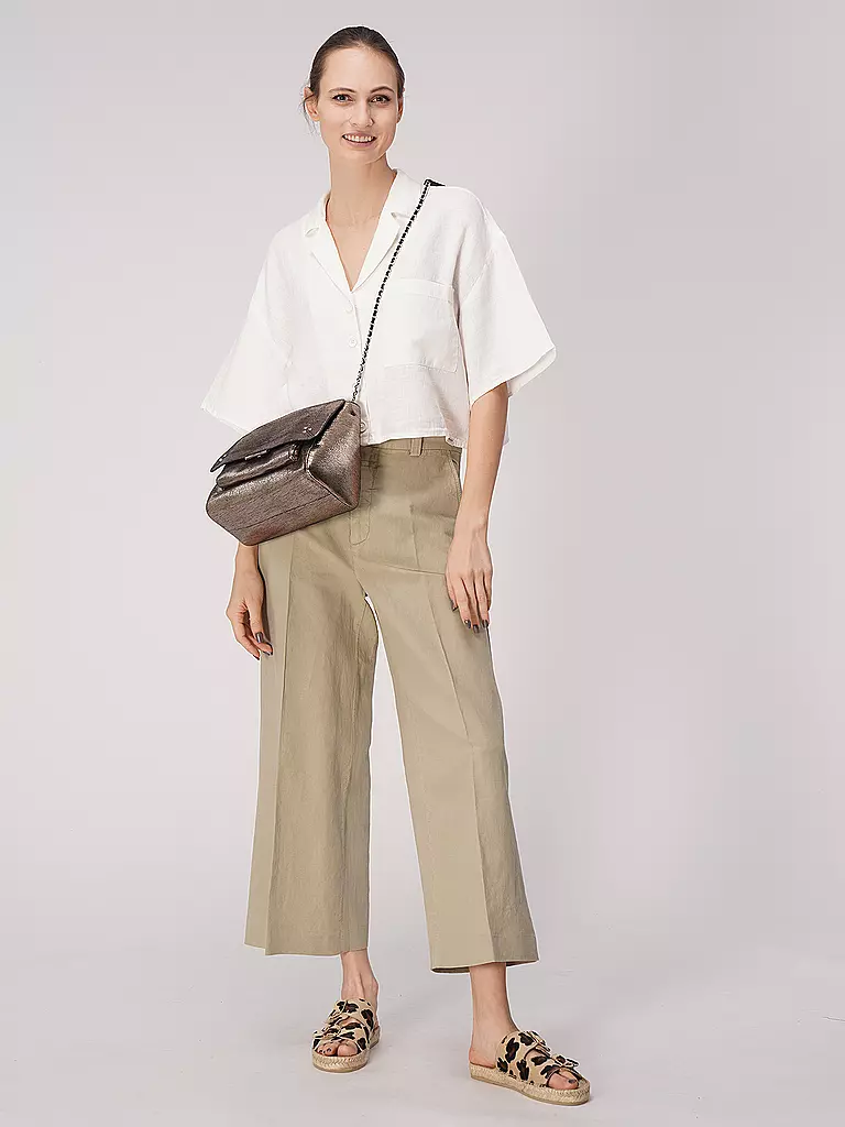 CLOSED | Leinenculotte BARTON | creme