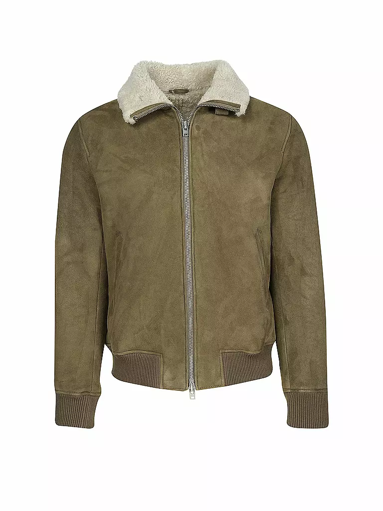 CLOSED | Shearling-Lederjacke  | 