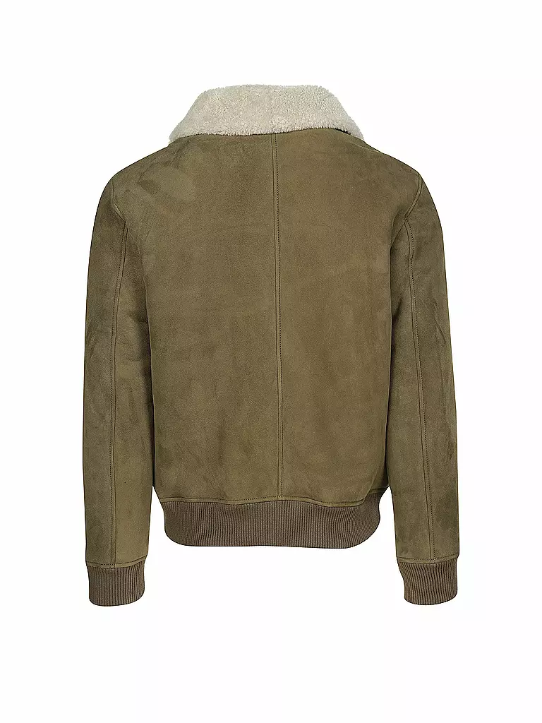 CLOSED | Shearling-Lederjacke  | 