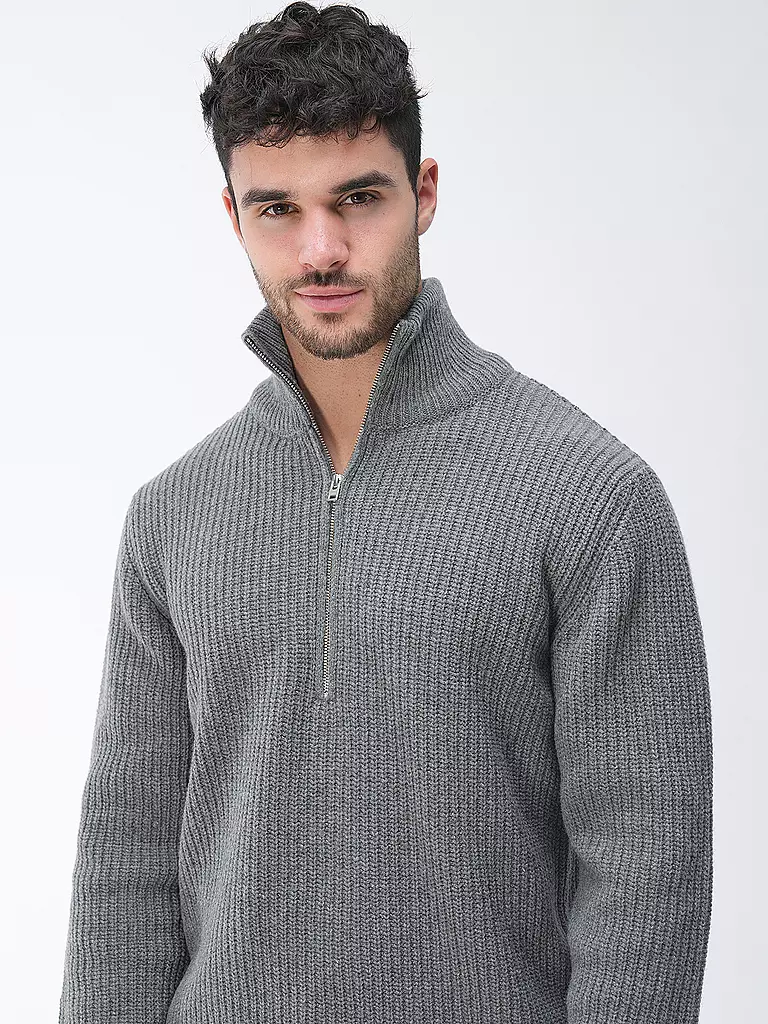 CLOSED | Troyer Pullover | grau