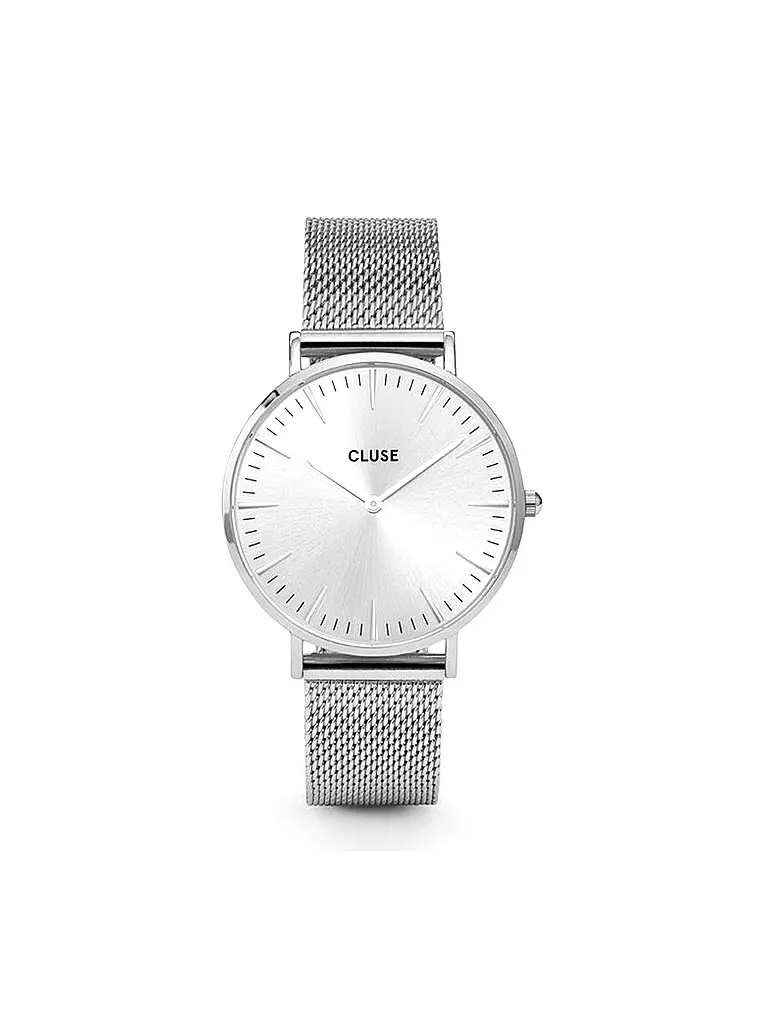 CLUSE | Armbanduhr "La Boheme" (Mesh Full Silver) | silber