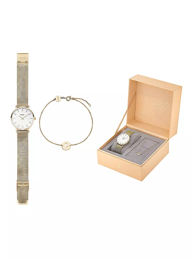 CLUSE | Geschenkbox "Watch&Bracelet" | gold
