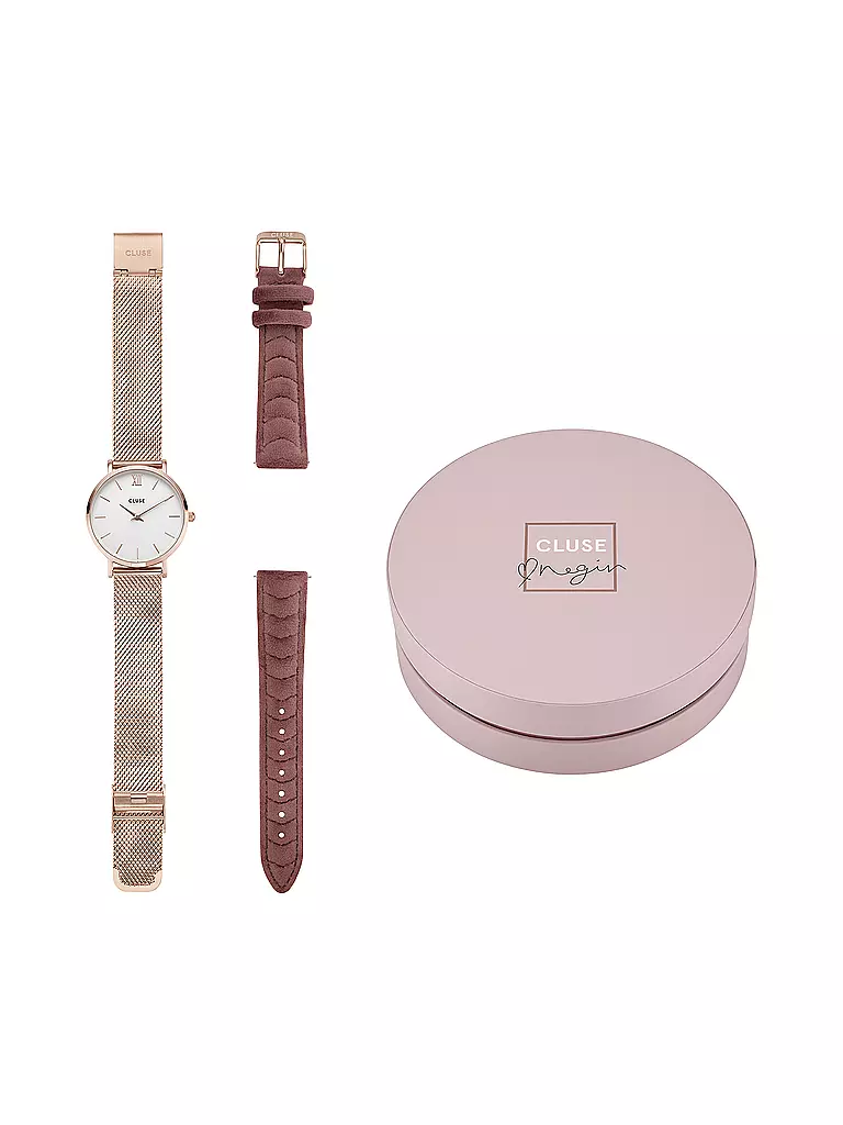 CLUSE | Geschenkbox - Armbanduhr "Negin Minuit"  | kupfer
