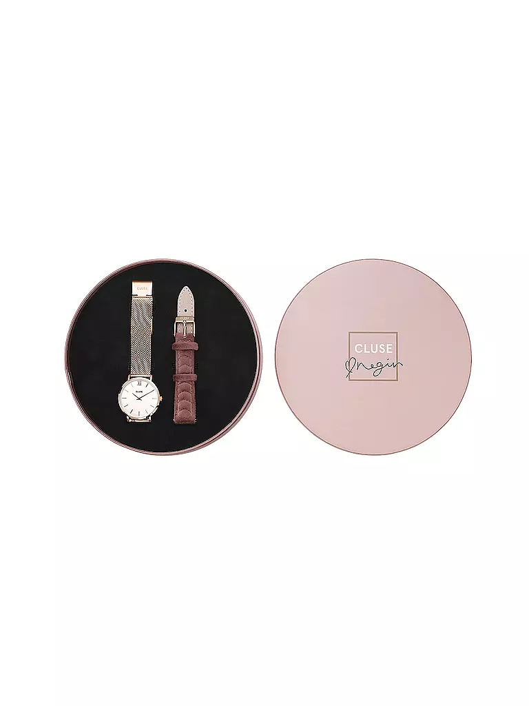 CLUSE | Geschenkbox - Armbanduhr "Negin Minuit"  | kupfer