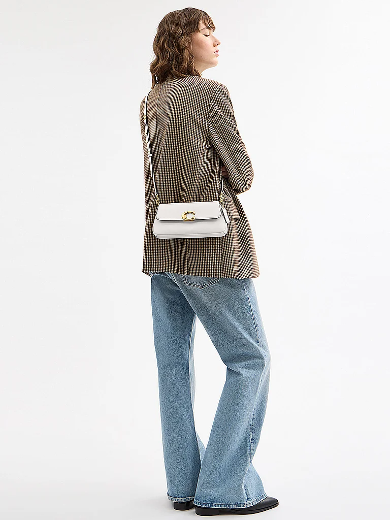 COACH Bolso de cuero - Mini Bolso JET crema