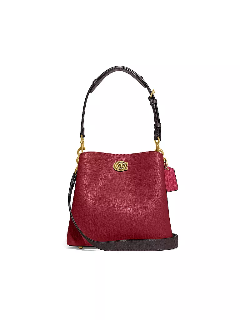 COACH | Ledertasche - Bucket Bag  | rot