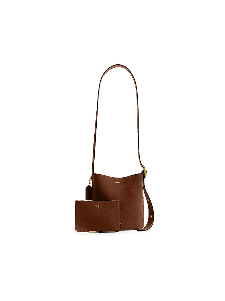 COACH | Ledertasche - Bucket Bag BLEECKER 21 | Camel